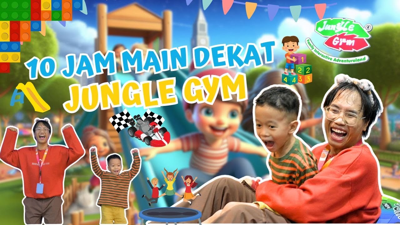 Bukan Biasa-Biasa Lumba Go Kart Dalam Jungle Gym | BINTANG KECIL