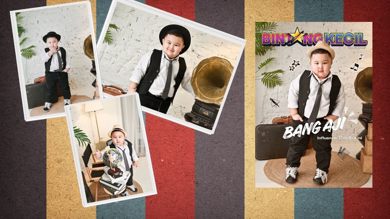 Bang Aji Influencer Cilik Era Ini, Jadi Cover Digotal Bintang Kecil ?