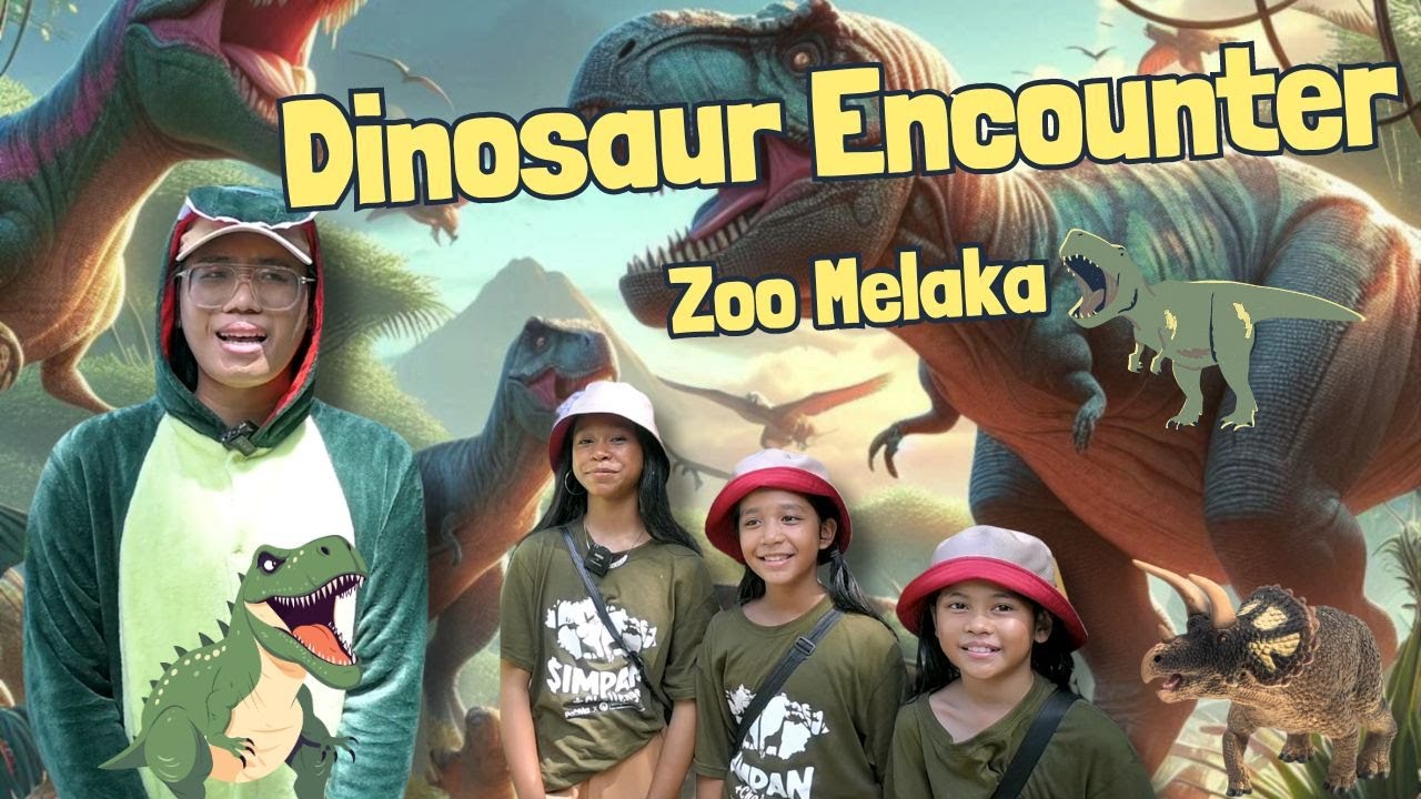 Dikejar Dinosaur Comel Di Jurassic Park Zoo Melaka